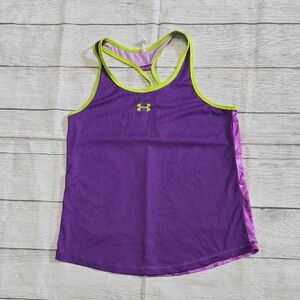 Under Armour Purple and Green Tank Top